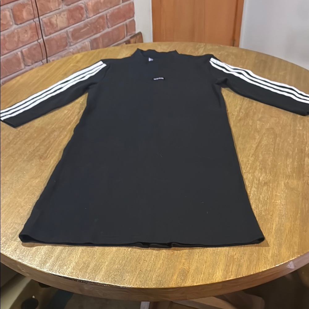 Adidas Originals Women’s Classics Long Sleeve Skirts Dress Size S Black